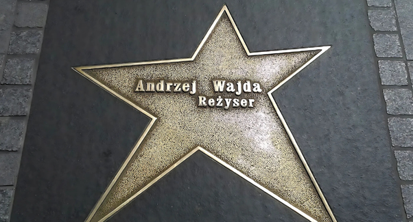 Łódź Aleja Gwiazd Andrzej Wajda
